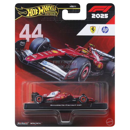 Hot Wheels [2025 Formula 1] Ferrari Formula 1 Team (#44) (Lewis Hamilton) (Damaged)