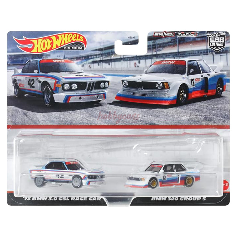 Hot Wheels 2 Twin Pack '73 BMW 3.0 CSL Race Car - BMW 320 Group 5