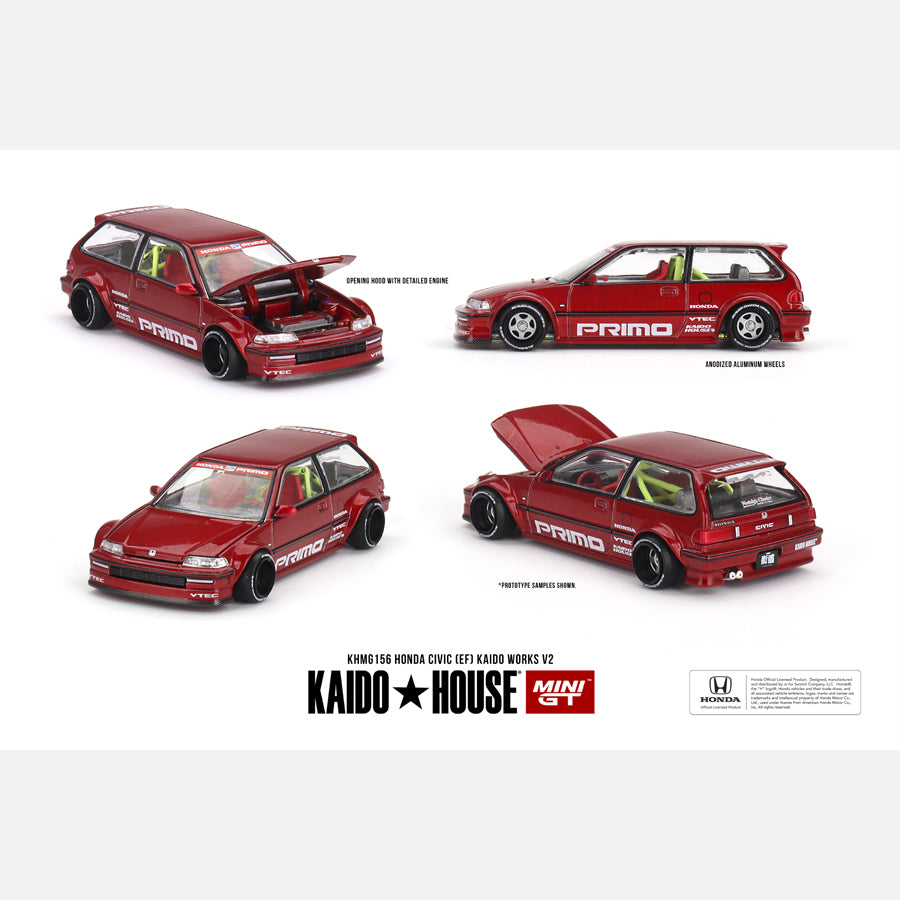 MiniGT KAIDO HOUSE Honda Civic (EF) Kaido Works V2