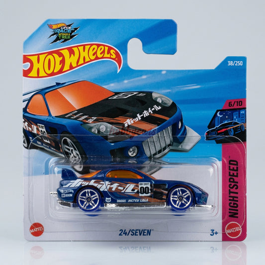 Hot Wheels 24/Seven (Blue/Orange) Short Card Nightspeed 38/250