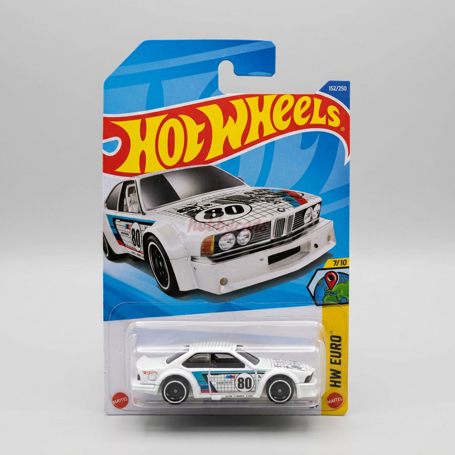 Hot Wheels BMW 635 CSI (White) Long Card (Damaged) HW Euro 152/250