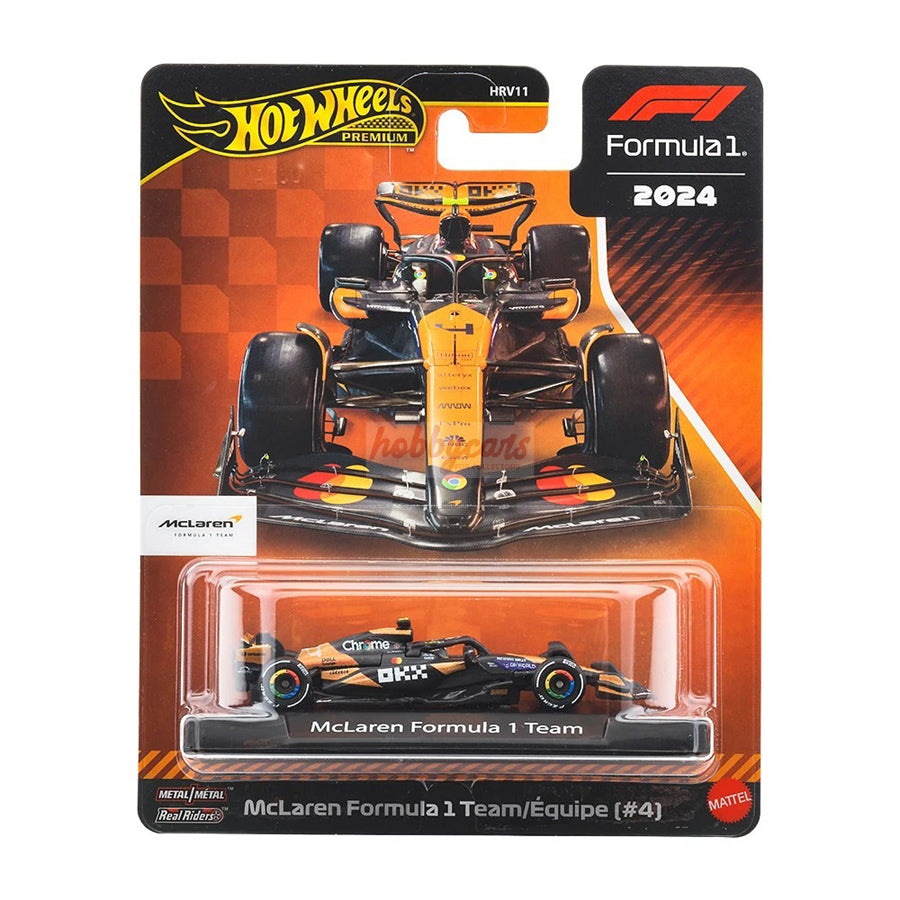 Hot Wheels [2024 Formula 1] McLaren Formula 1 Team (#4) (Lando Norris) (Damaged)