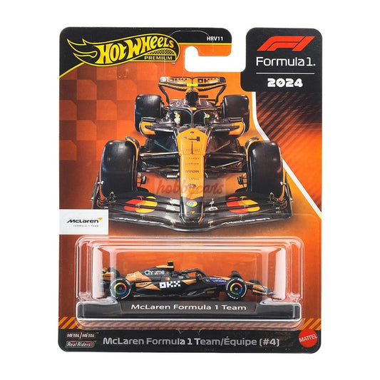 Hot Wheels [2024 Formula 1] McLaren Formula 1 Team (#4) (Lando Norris) (Damaged)