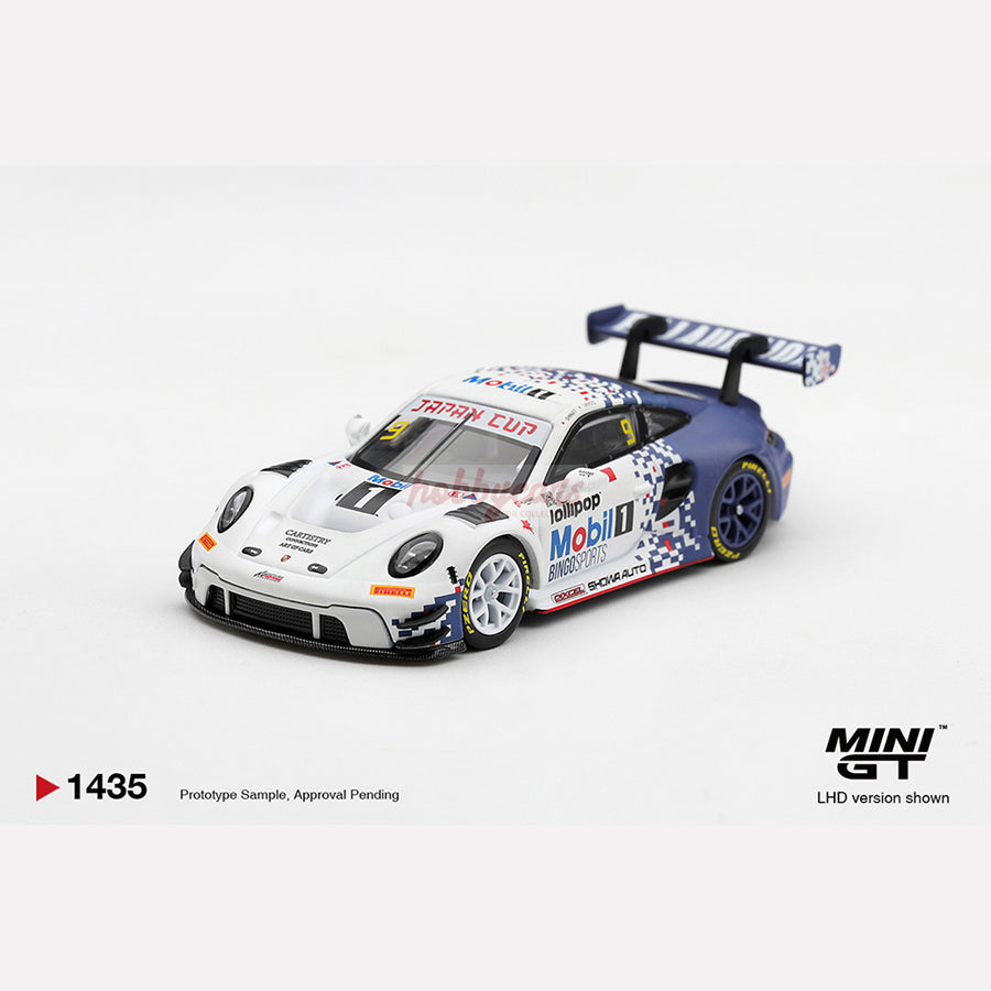 [PREORDER] MiniGT #1435 Porsche 911 GT3 R (992) #9 Bingo Racing with LM Corsa 2026 Japan Cup Sugo Race 2 Winner (Blister)