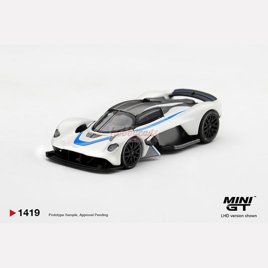 [PREORDER] MiniGT #1419 Aston Martin Valkyrie Escaping White