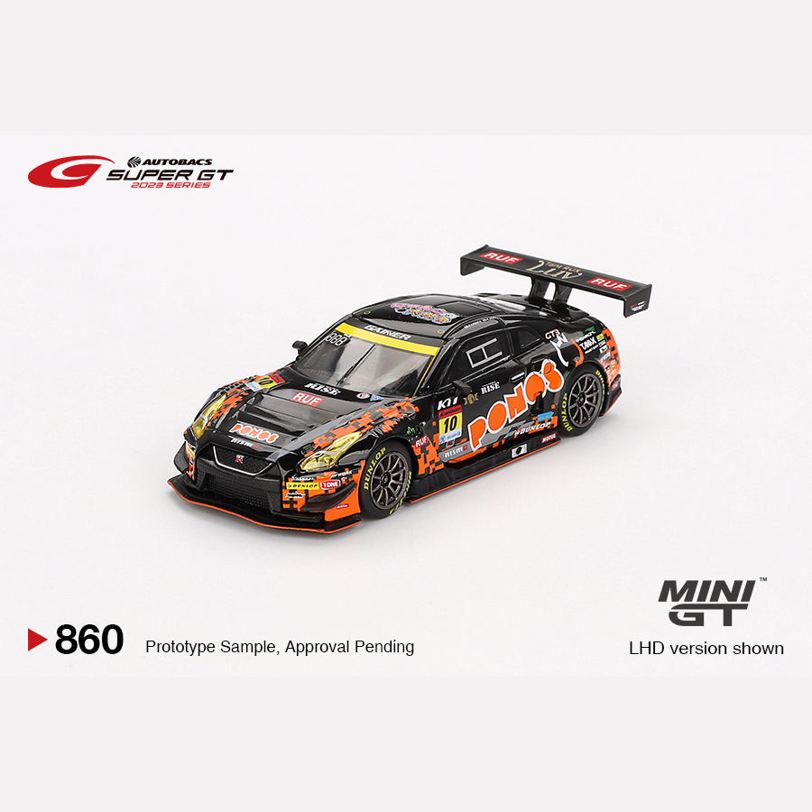 MiniGT #860 Nissan GT-R NISMO GT3 #10 "PONOS GAINER GT-R" 2023 SUPER GT SERIES (Blister)