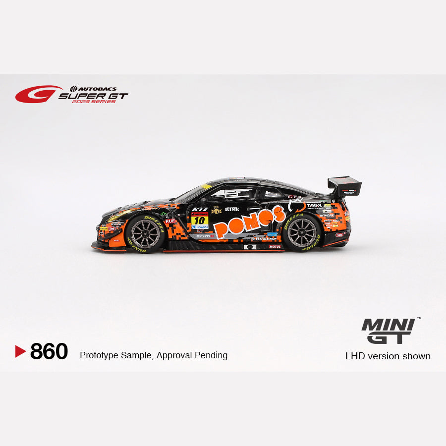 MiniGT #860 Nissan GT-R NISMO GT3 #10 "PONOS GAINER GT-R" 2023 SUPER GT SERIES (Blister)