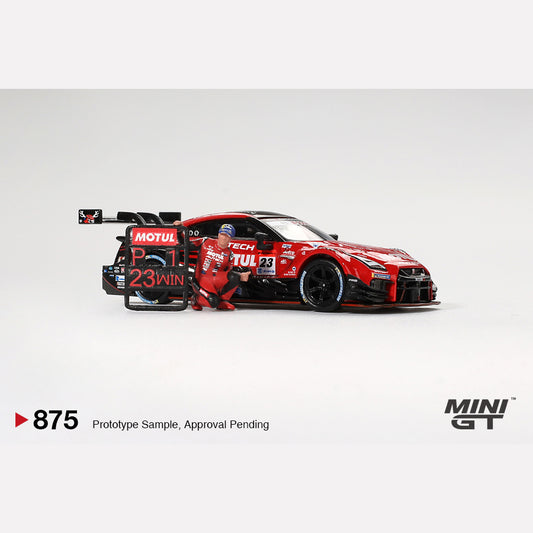 MiniGT #875 Nissan GT-R NISMO #23 "MOTUL AUTECH GT-R 2021" SUPER GT SERIES Suzuka winner