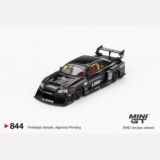 MiniGT #844 Nissan LB-ER34 Super Silhouette SKYLINE Black