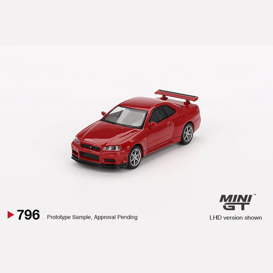 MiniGT #796 Nissan Skyline GT-R (R34) V-Spec Active Red