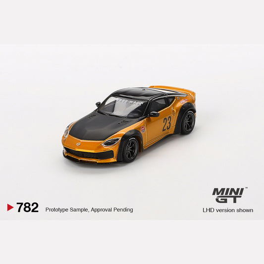 MiniGT #782 Nissan Z LB NATION WORKS LB Gold
