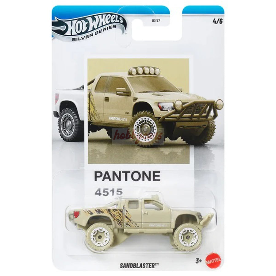 Hot Wheels [2025 Silver Series] Pantone 4515 Sandblaster
