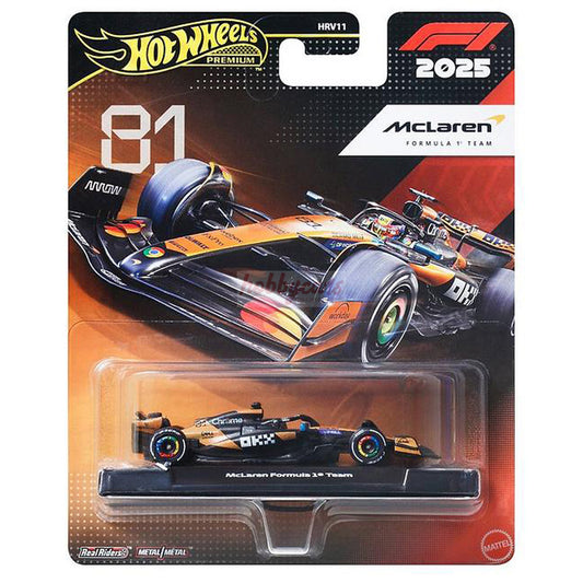 Hot Wheels [2025 Formula 1] McLaren Formula 1 Team (#81) (Oscar Piastri) (Damaged)