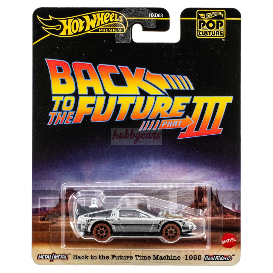 Hot Wheels [2025 Pop Culture] Back to the Future 3 - Time Machine 1955 (Damaged)