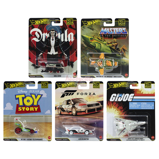 [PREORDER] Hot Wheels [2026 Pop Culture] Mix 4, Set of 5 Cars
