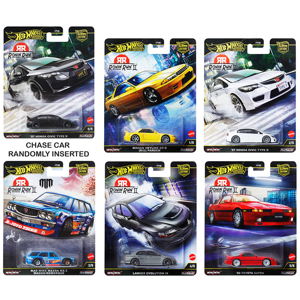 [PREORDER] Hot Wheels [2025 Ronin Run 2] Sealed Case of 10 Cars