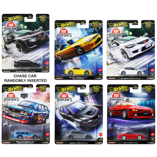 [PREORDER] Hot Wheels [2025 Ronin Run 2] Sealed Case of 10 Cars