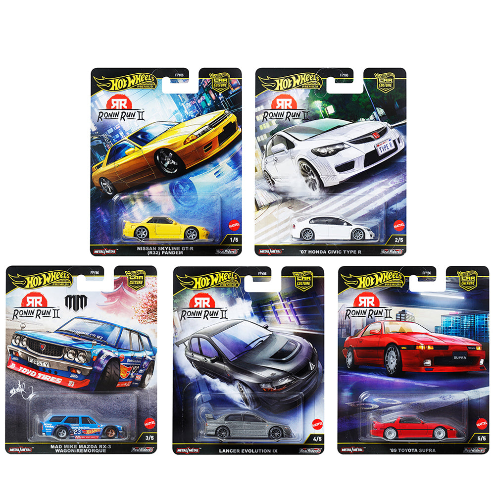 [PREORDER] Hot Wheels [2025 Ronin Run 2] Set of 5 Cars