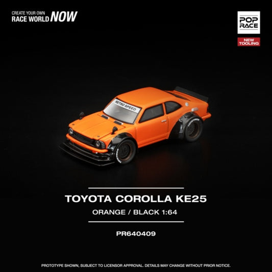 [PREORDER] Pop Race TOYOTA COROLLA KE25 ORANGE