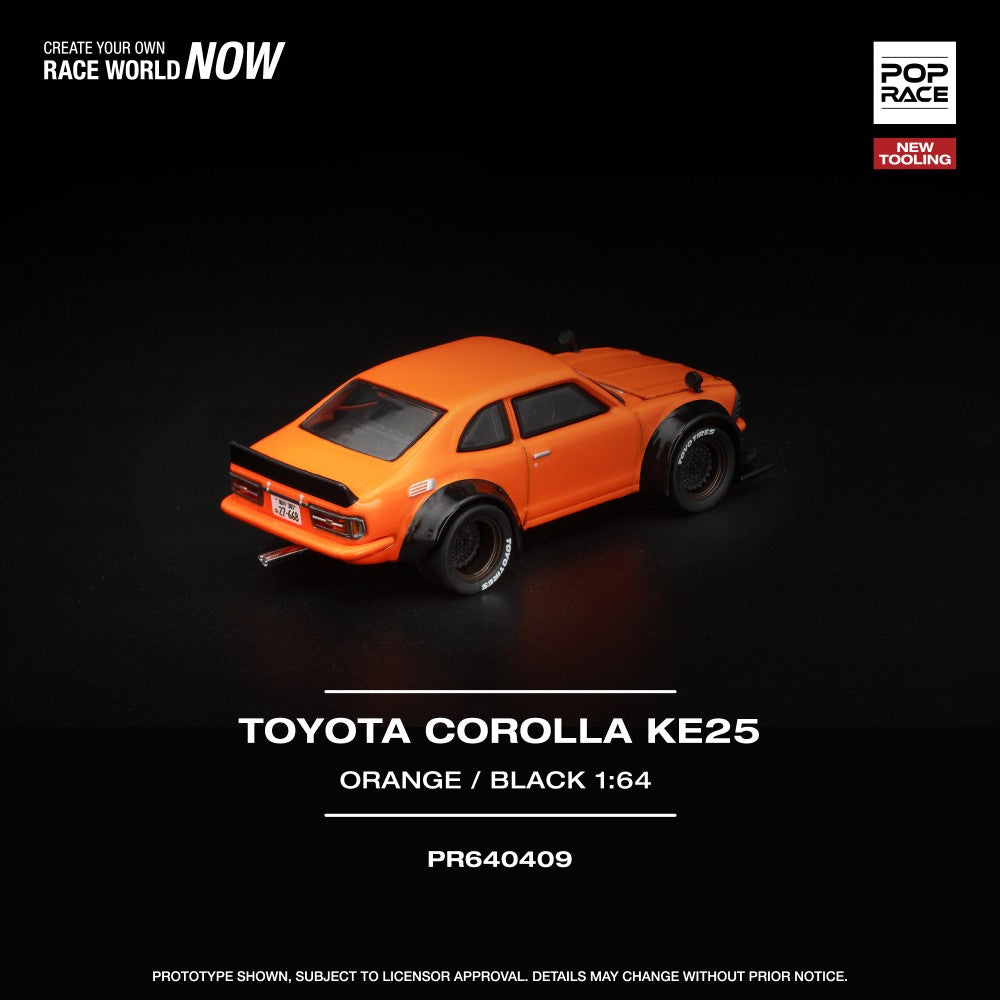 [PREORDER] Pop Race TOYOTA COROLLA KE25 ORANGE