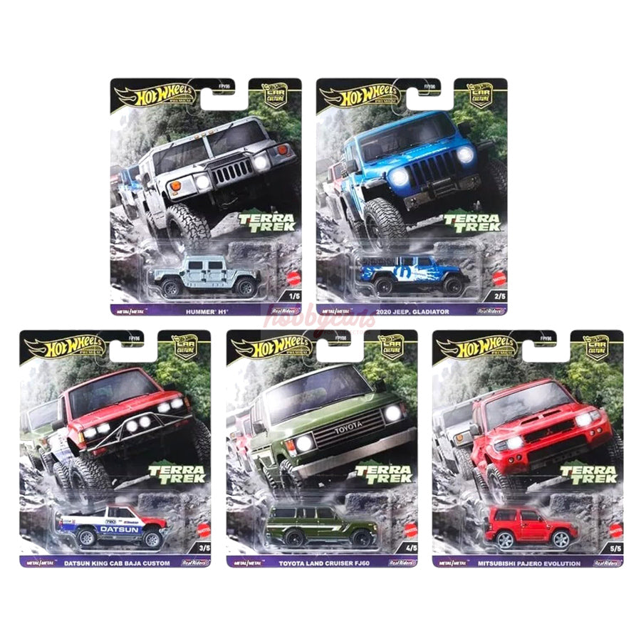 Hot Wheels [2024 Terra Trek] Set of 5 Cars