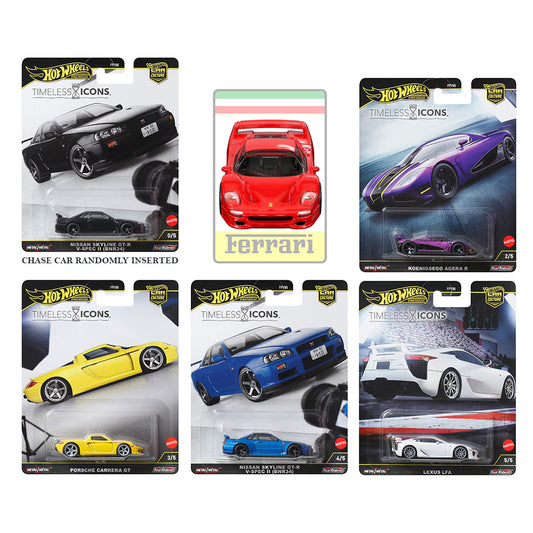 [PREORDER] Hot Wheels [2025 Timeless Icons] Sealed Case of 10 Cars