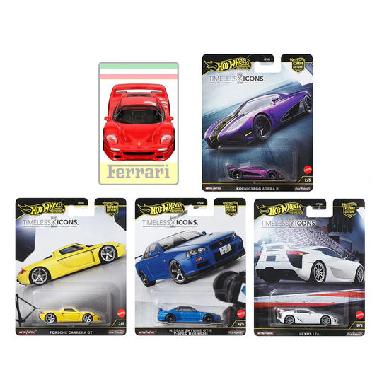 [PREORDER] Hot Wheels [2025 Timeless Icons] Set of 5 Cars