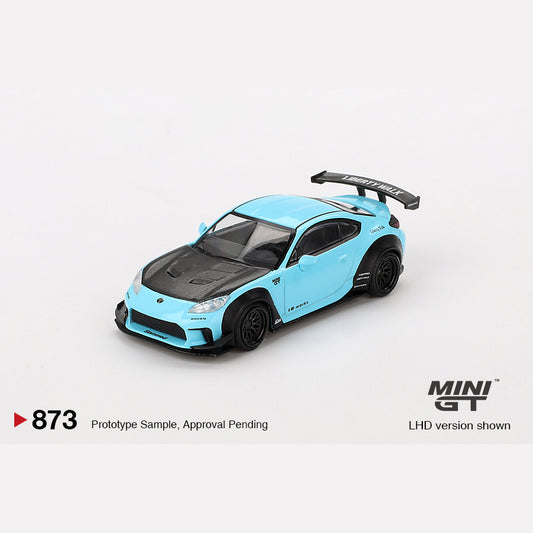 MiniGT #873 Toyota GR86 LB Nation Baby Blue