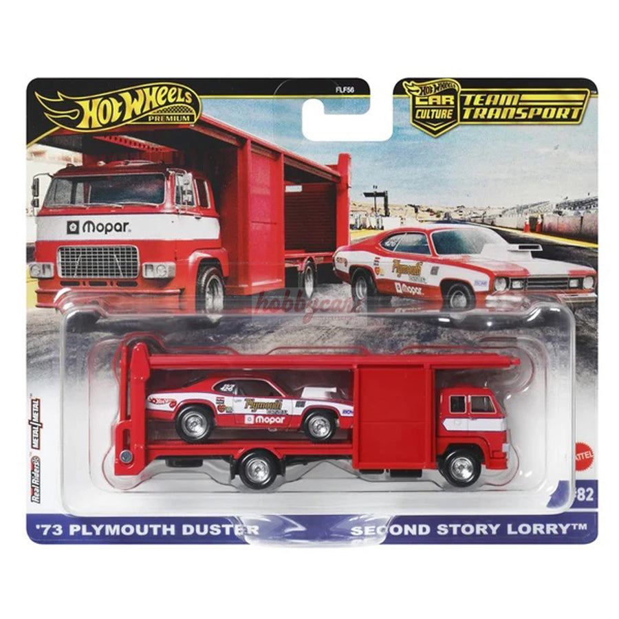 Hot Wheels Team Transport #82 '73 Plymouth Duster (Damaged)