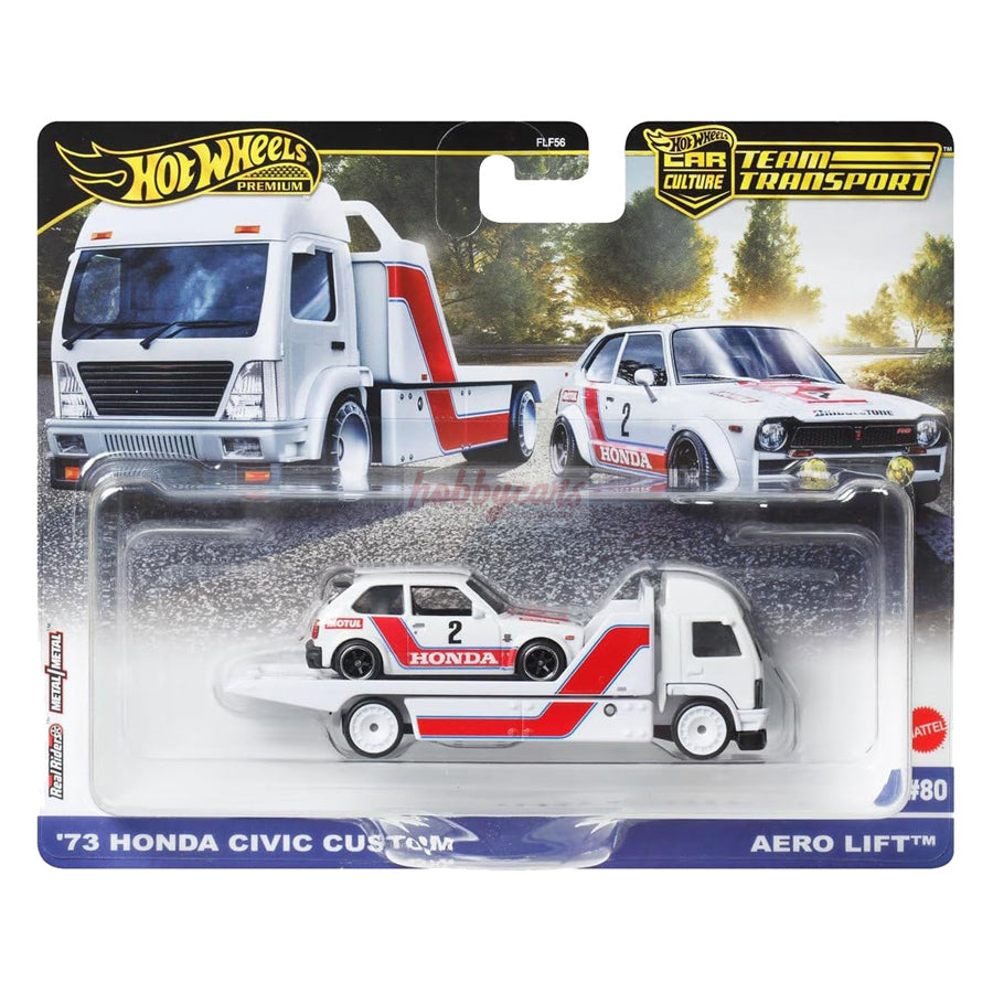 Hot Wheels Team Transport #80 '73 Honda Civic Custom (Damaged)