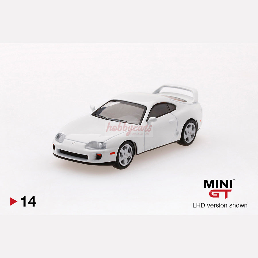 MiniGT 14 Toyota Supra (JZA80) Super White (Blister) CHASE