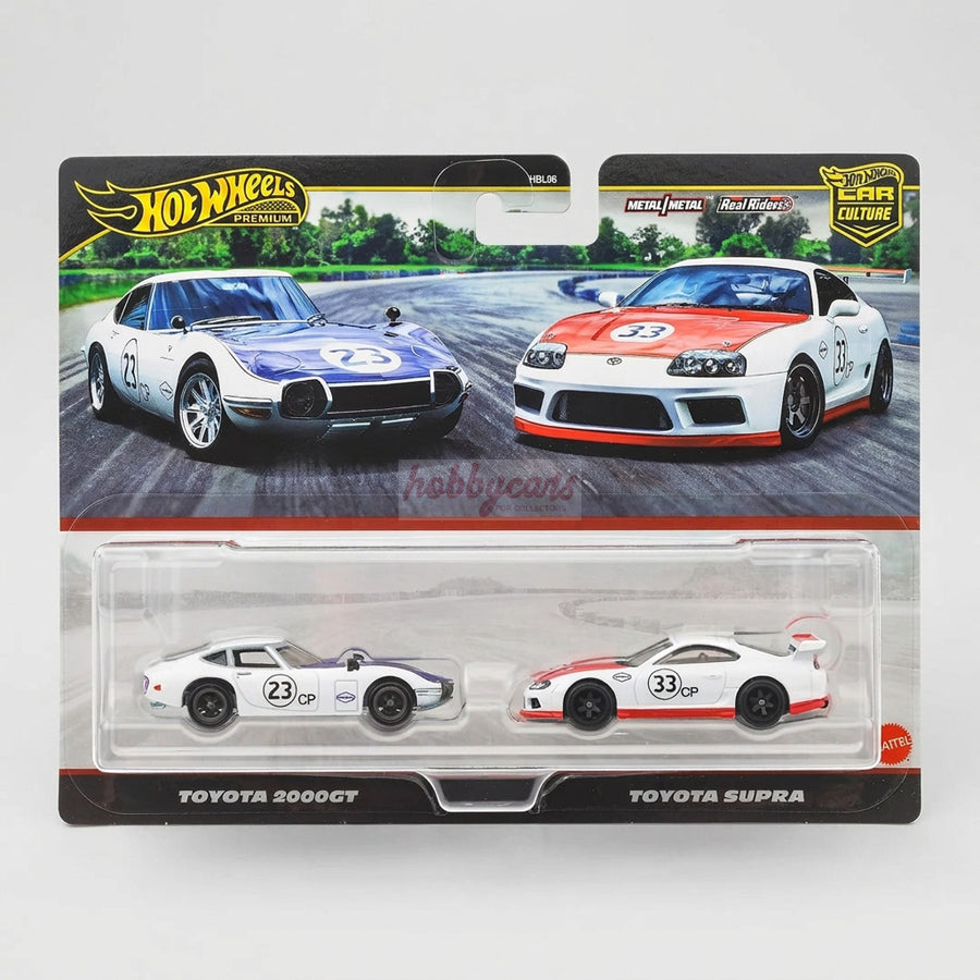 Hot Wheels 2 Twin Pack Toyota 2000GT, Toyota Supra