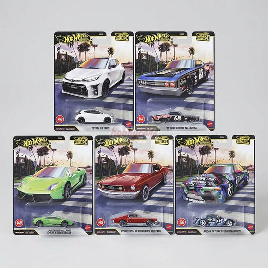 Hot Wheels [2026 Boulevard] Mix 2 - Set of 5 Cars