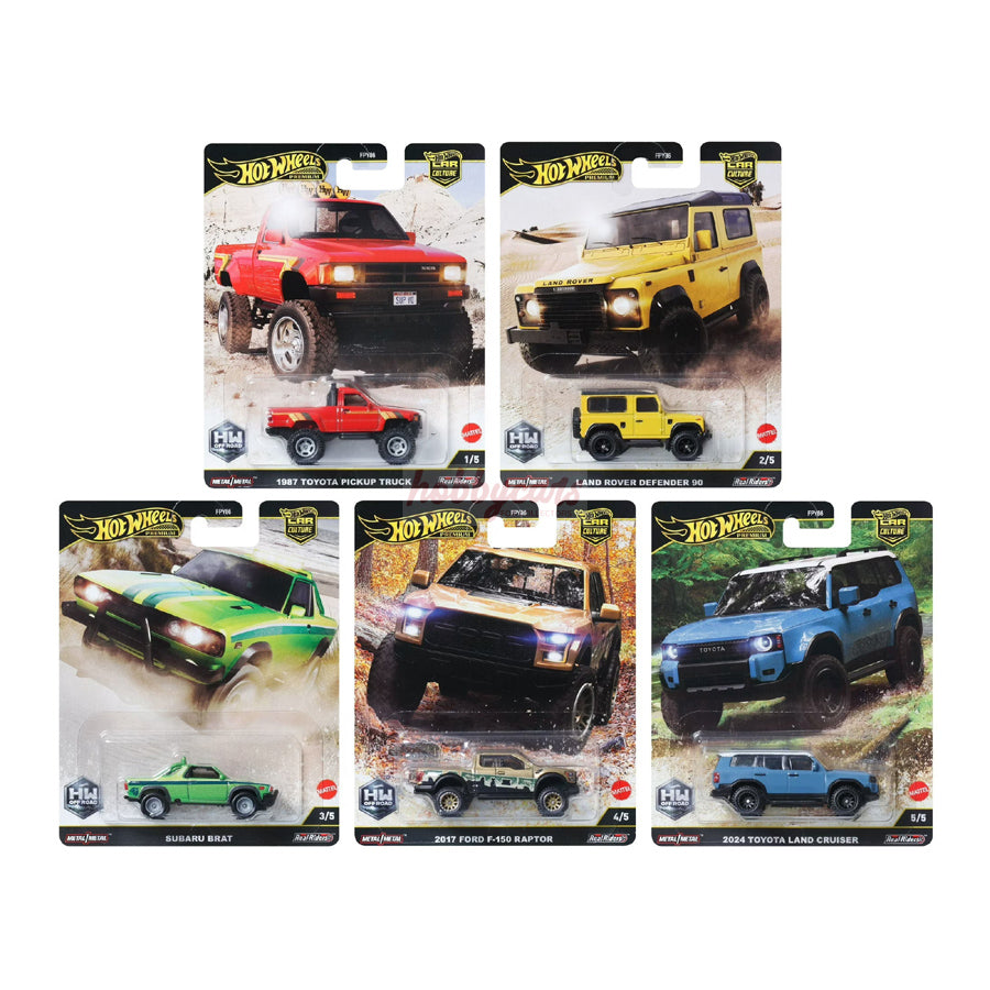 Hot Wheels [2025 HW Off Road] Set of 5 Cars