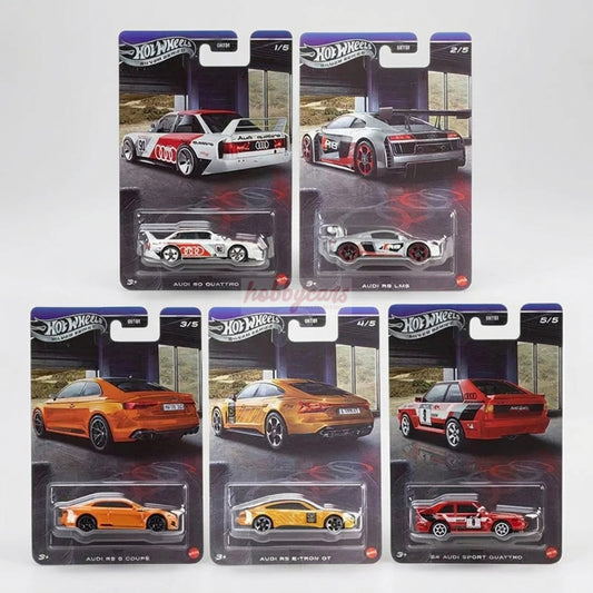 Hot Wheels [2026 Silver Series] (Audi Series) Set of 5 Cars