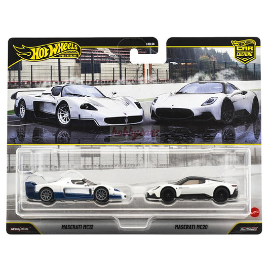 Hot Wheels 2 Twin Pack Maserati MC12, Maserati MC20