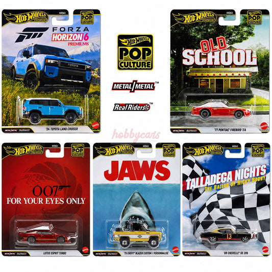 [PREORDER] Hot Wheels [2026 Pop Culture] Mix 6, Set of 5 Cars