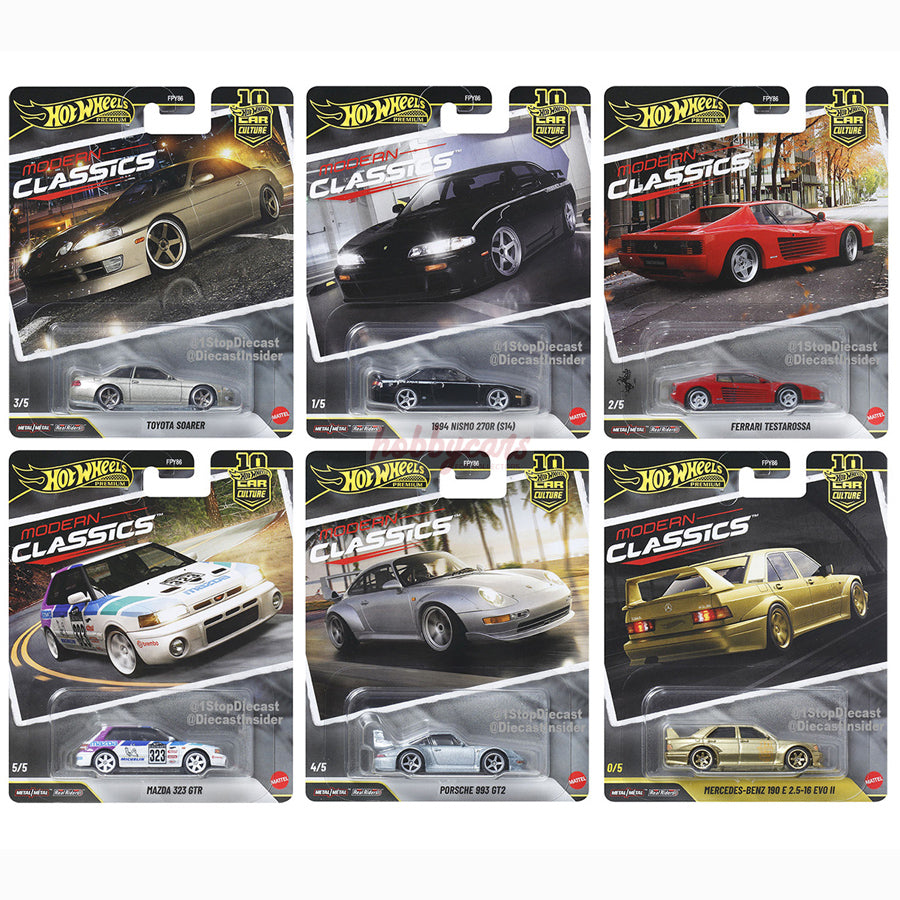 Hot Wheels [2026 Modern Classics] Sealed Case of 10 Cars