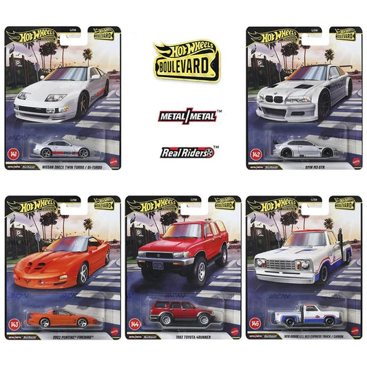 Hot Wheels [2026 Boulevard] Mix 1 Set of 5 Cars