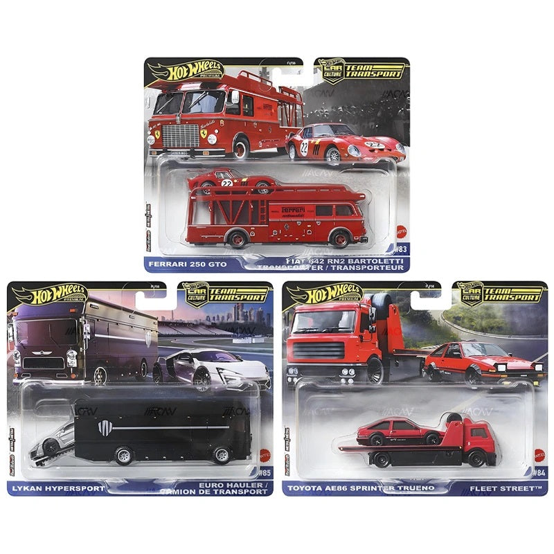 [PREORDER] Hot Wheels 2025 Car Culture & Team Transport Factory Set Mix 4