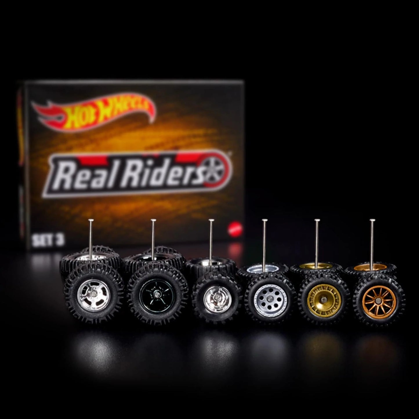 Hot Wheels RLC Exclusive Real Riders Wheels Pack - Set #3