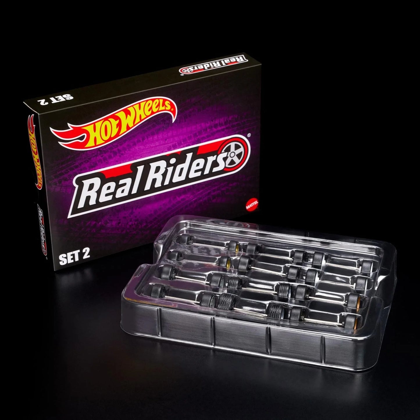 Hot Wheels RLC Exclusive Real Riders Wheels Pack - Set #2