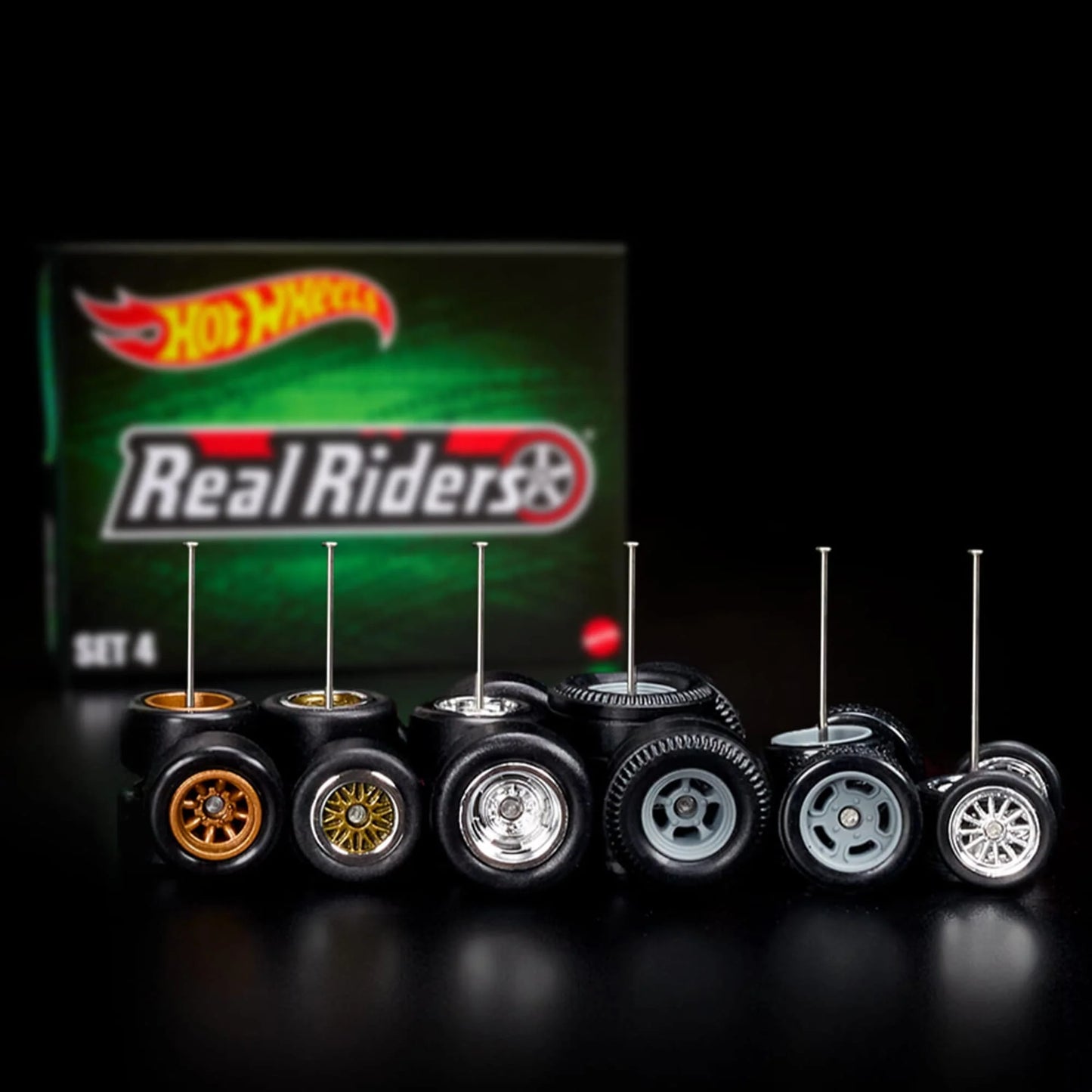 Hot Wheels RLC Exclusive Real Riders Wheels Pack - Set #4