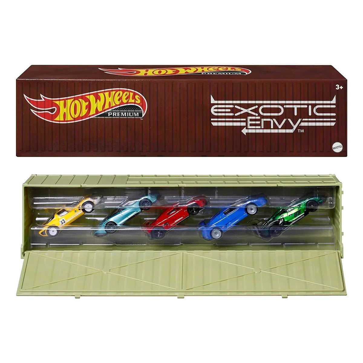 Hot Wheels [2022 Exotic Envy] Container Set of 5 Cars