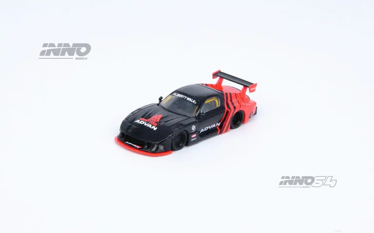 [PREORDER] Inno64 Mazda RX7 (FD3S) LB-Super Silhouette Advan Black/Red