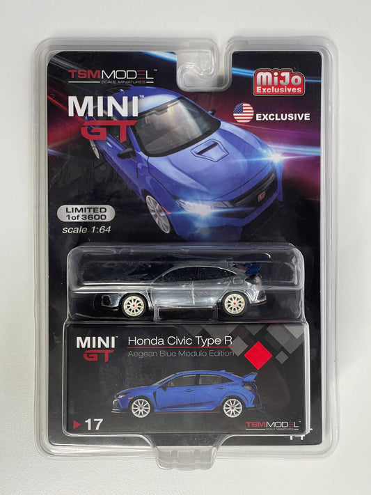 MiniGT 17 Honda Civic Type R (FK8) Aegean Blue Modulo Edition CHASE