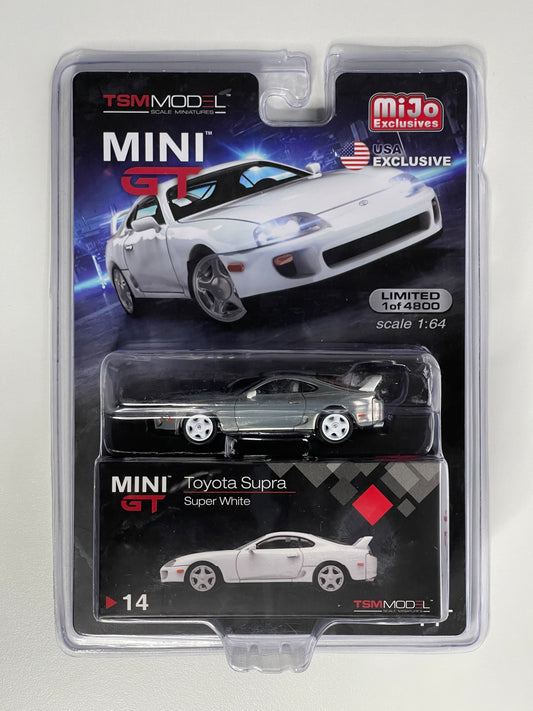 MiniGT 14 Toyota Supra (JZA80) Super White CHASE