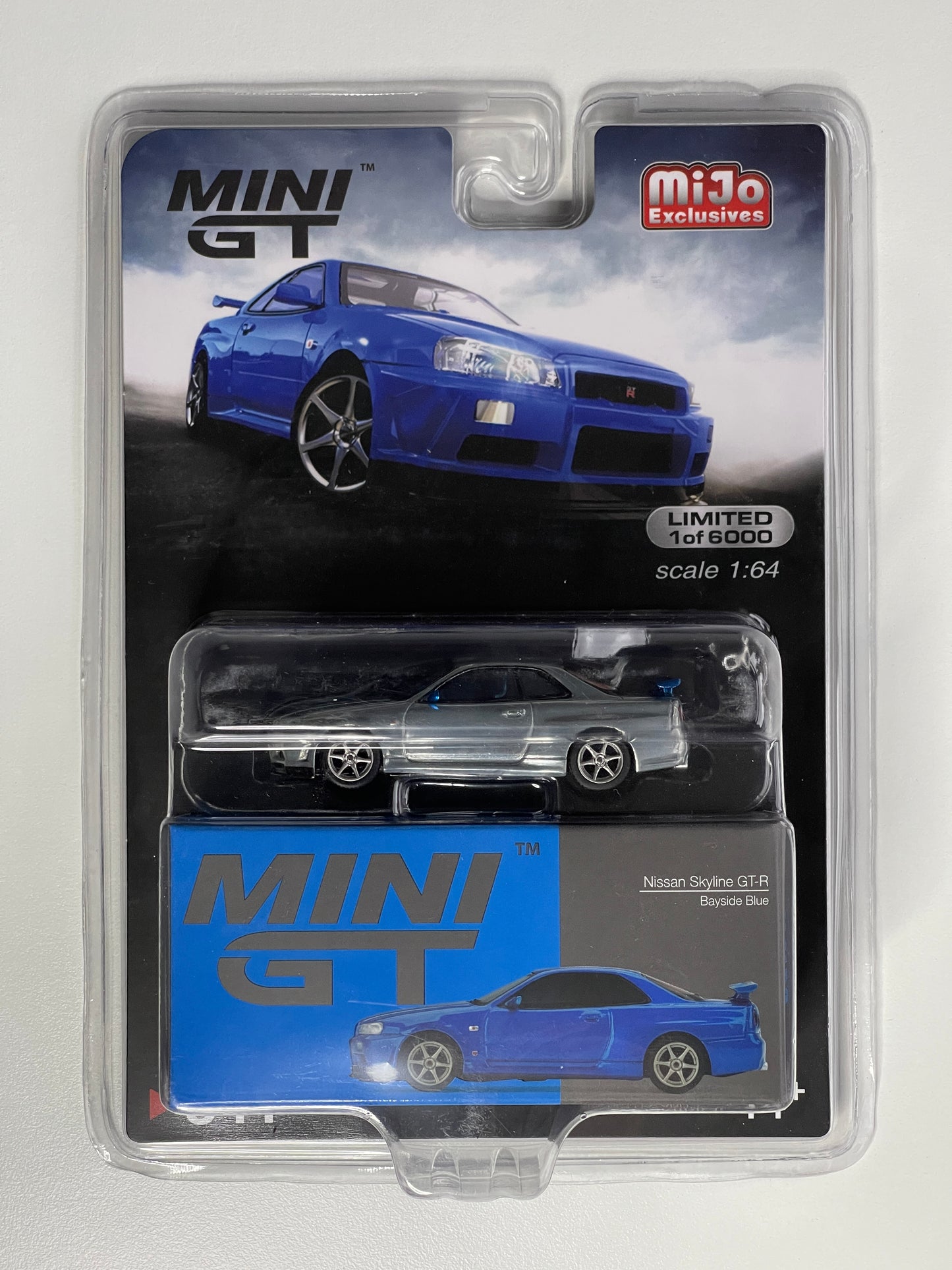 MiniGT 341 Nissan Skyline GT-R (R34) V-Spec II Bayside Blue CHASE