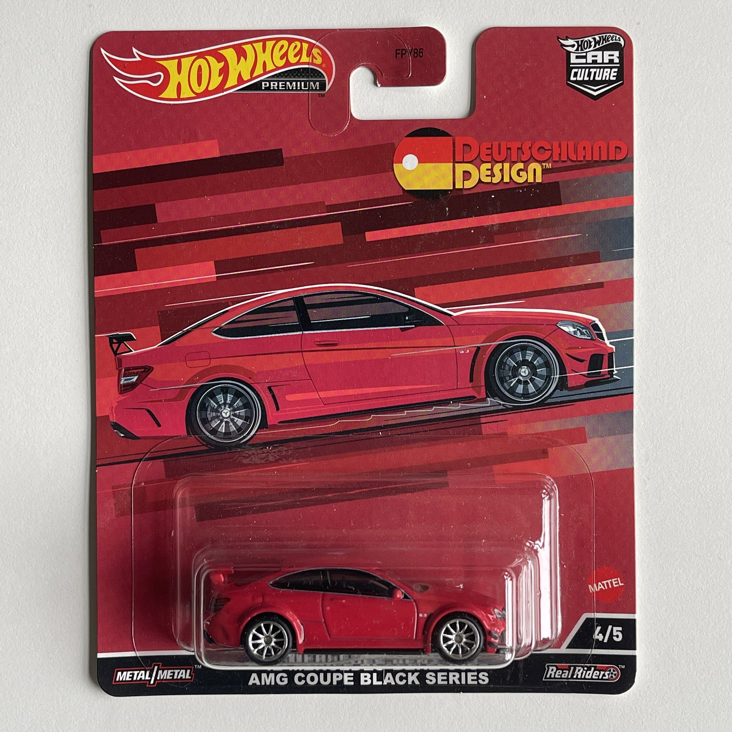 Hot Wheels [2022 Deutschland Design] '12 Mercedes-Benz C63 AMG Coupe Black Series