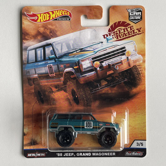 Hot Wheels [2019 Desert Rally] '88 Jeep Grand Wagoneer (Damaged)